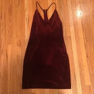 Red Velvet Halter Mini